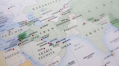 карта Ближнего Востока