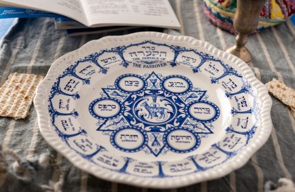 Еврейская пасхальная тарелка