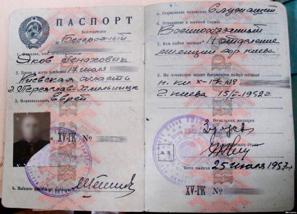 Паспорт евреея